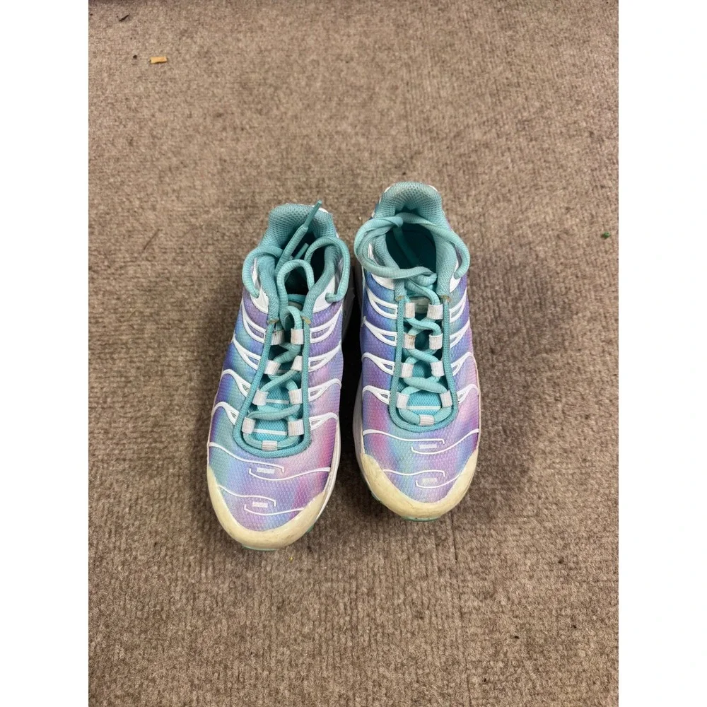 Nike Air Max Plus TN Kids Sneakers Blue Purple Gradient BV1240-100 Size 11C